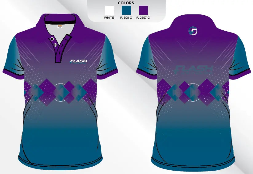 Custom Sublimated Badminton Polo Shirt SP29 Sublimation